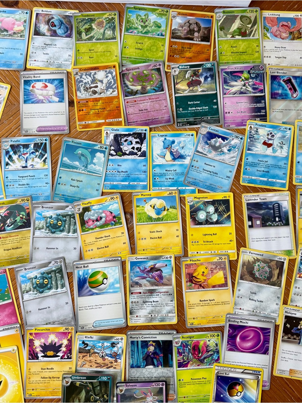 78 count of pokemon cards!